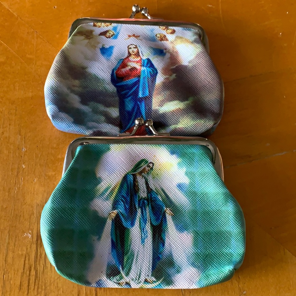 Religious coin purse set of 2 nwot